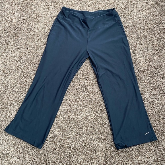 Nike Pants - FINAL OFFER! Women's Nike Fit Dry Yoga Pants -Navy